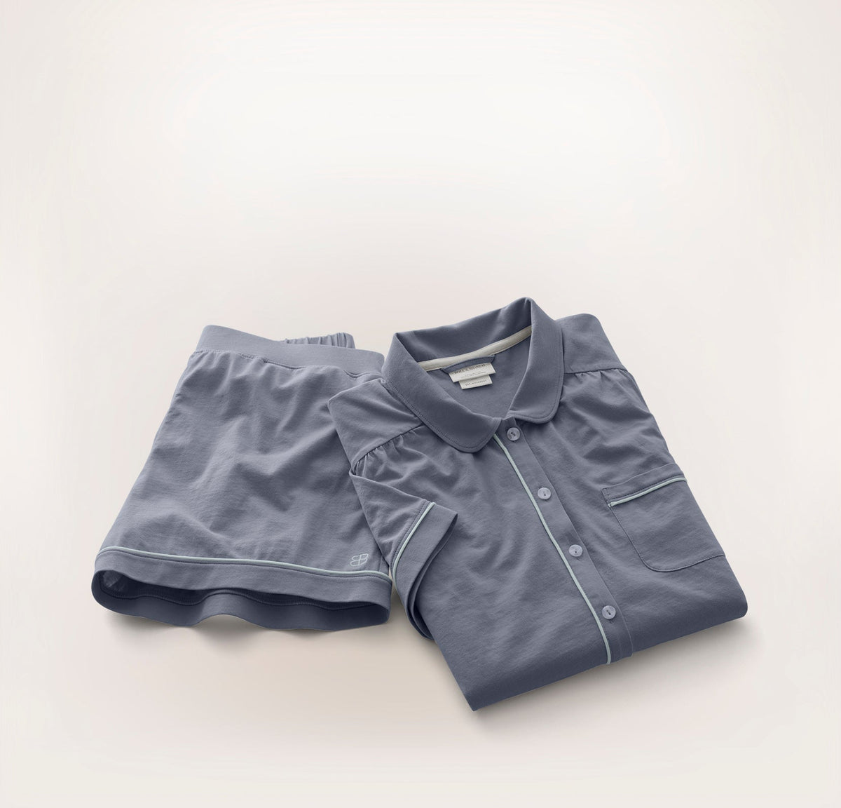 Soft Knit Short Sleeve & Shorts Pajama Set
