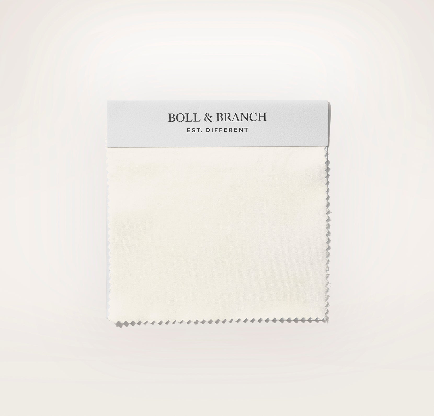 Percale Vintage Washed Fabric Swatch - Vintage Cream