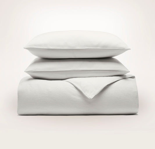 Ottoman Rib Duvet Set
