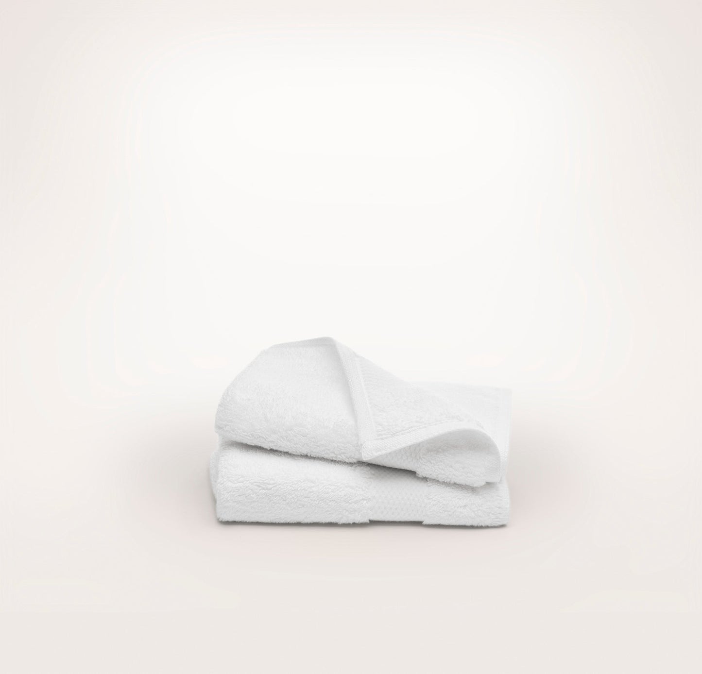 Plush Washcloths (Pair) - White