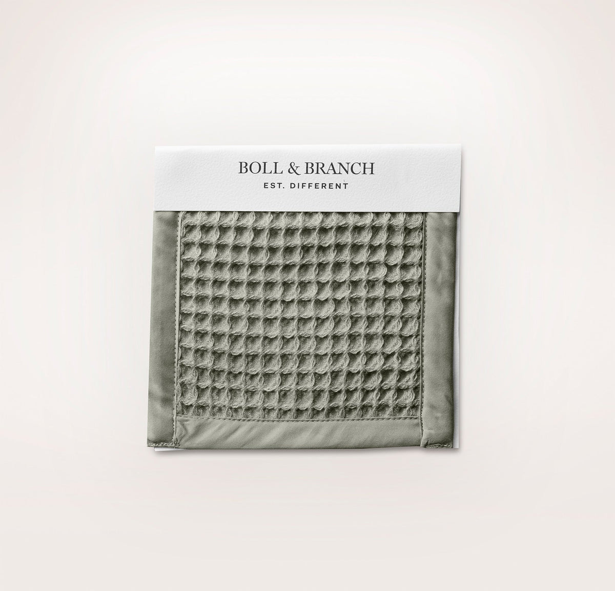 Waffle Fabric Swatch - Sageleaf