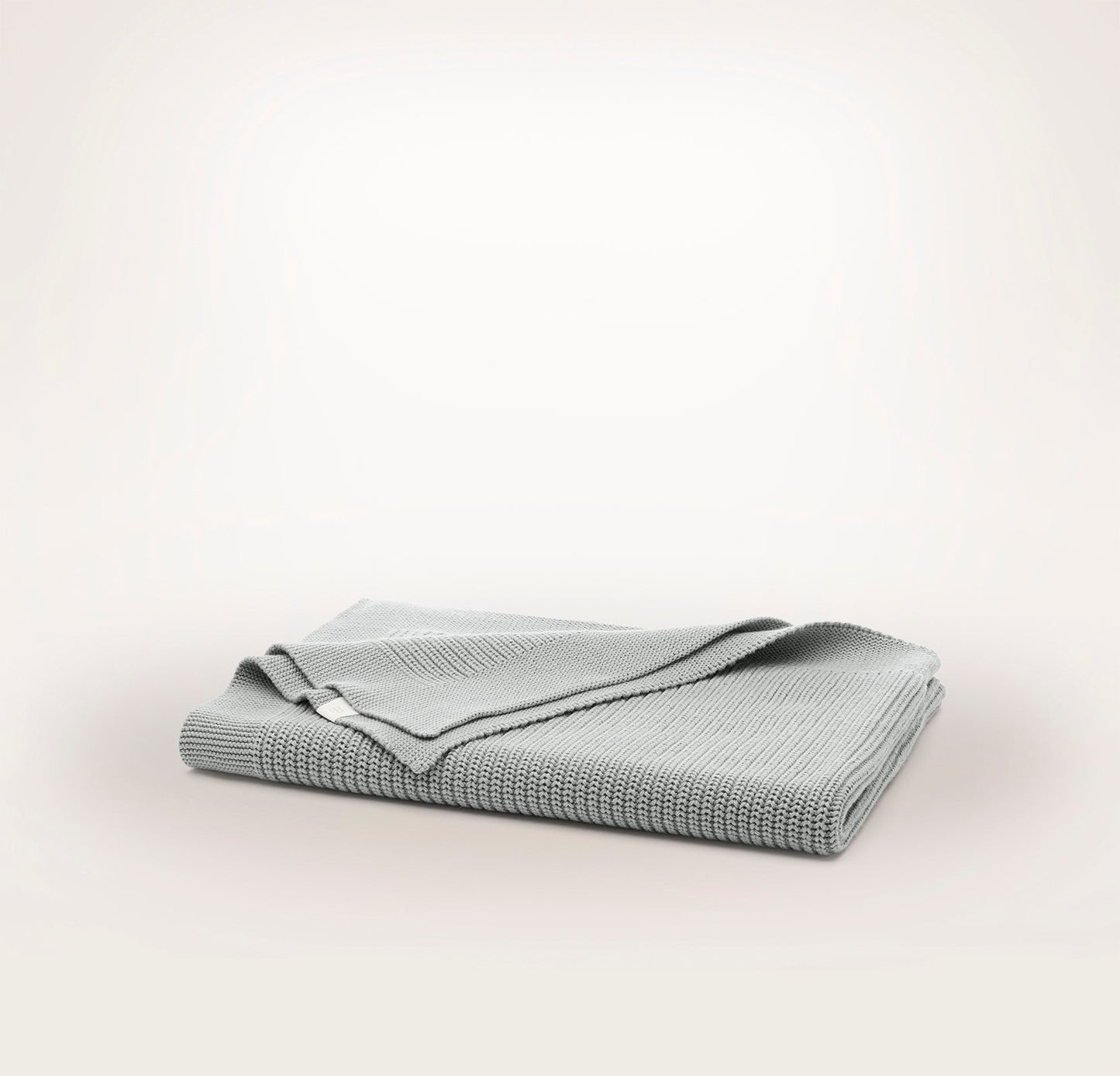 Ribbed Knit Baby Blanket - Shore