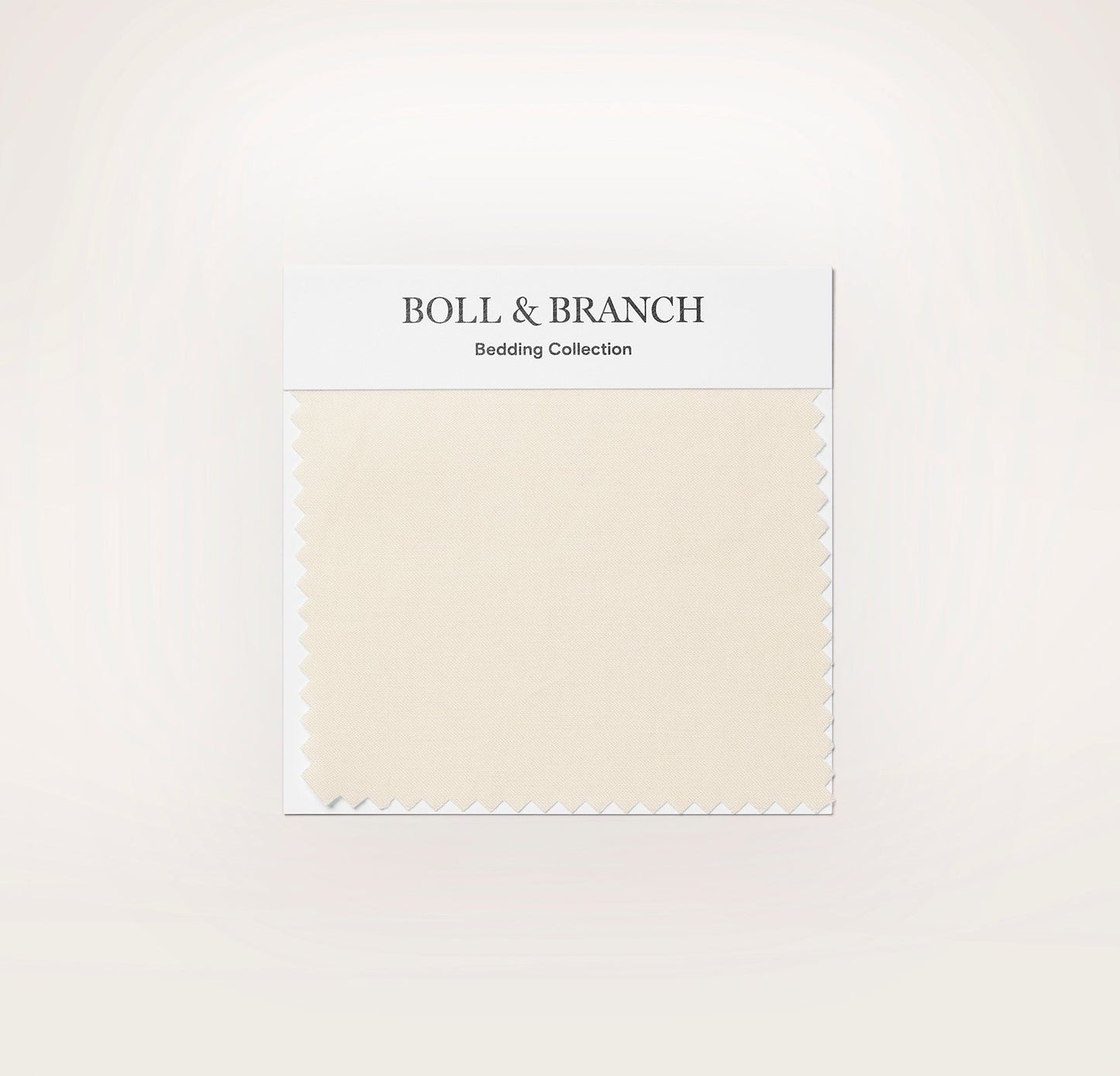 Percale Hemmed Fabric Swatch - Natural