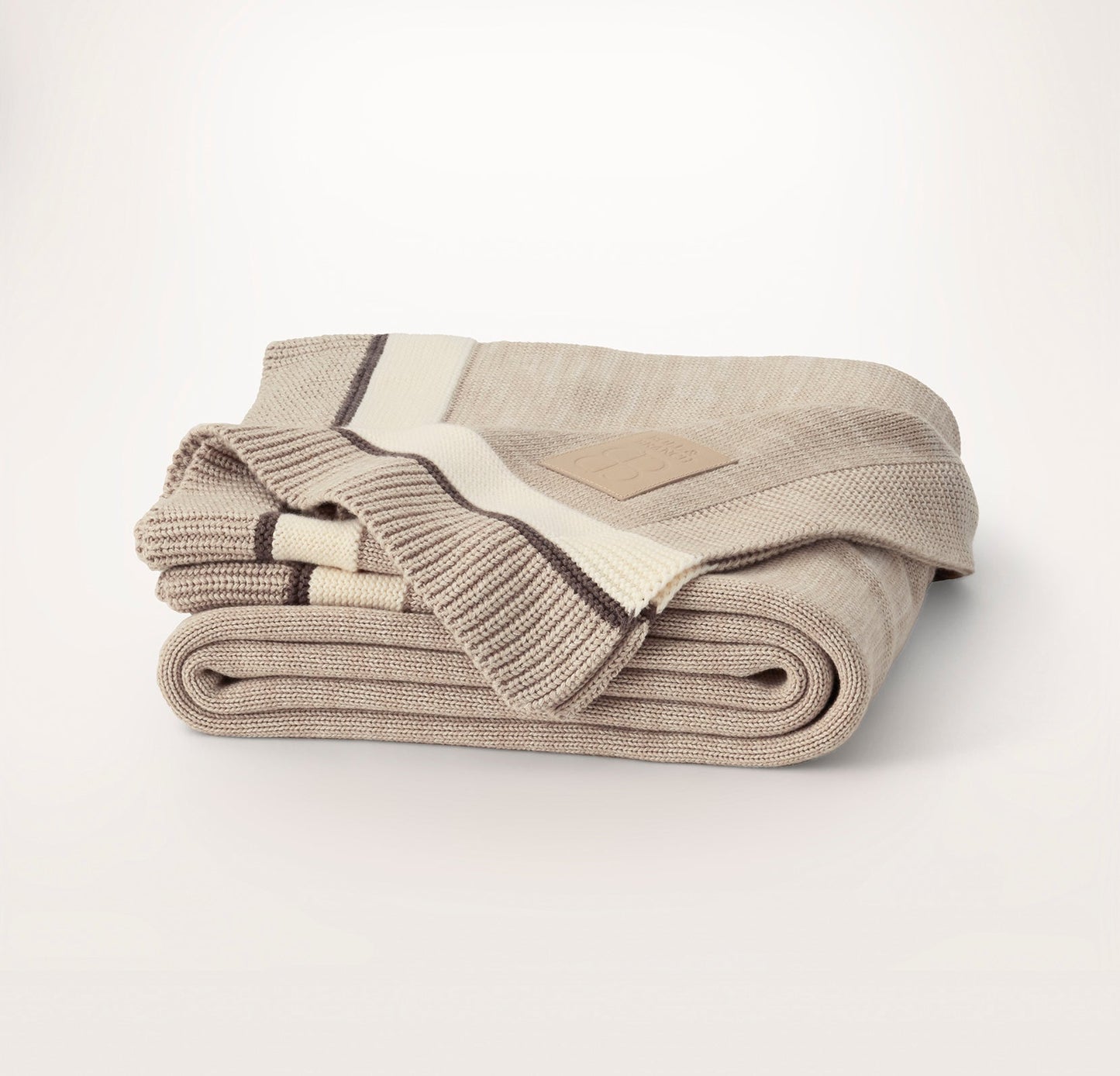 Court Knit Throw Blanket - Heathered Oatmeal