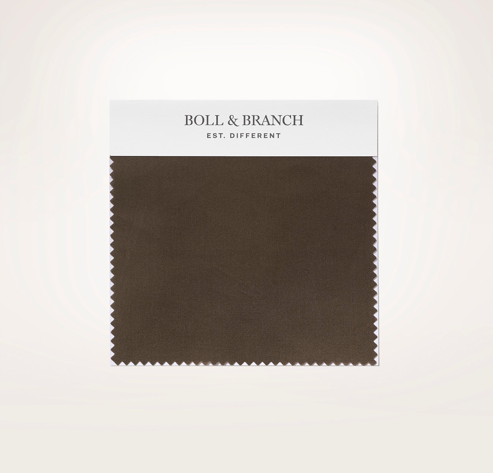 Signature Hemmed Fabric Swatch - Deep Walnut