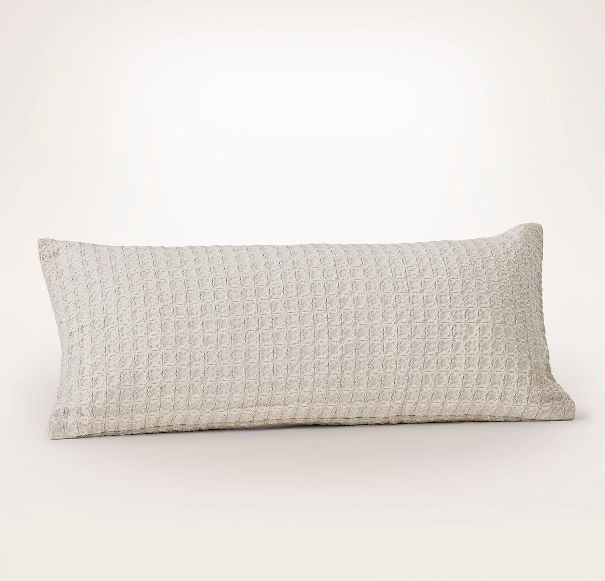 Mosaic Waffle Pillow Cover - Mist/Cream/Oak