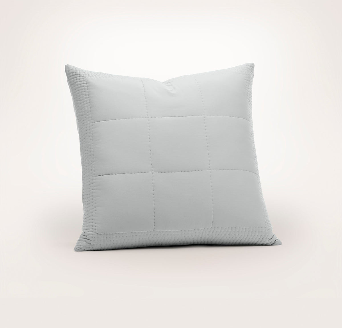 Signature Handstitched Quilted Sham - Shore - Euro