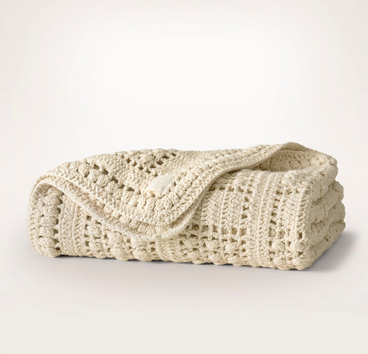 Summer Crochet Throw Blanket